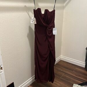 Midi evening dress